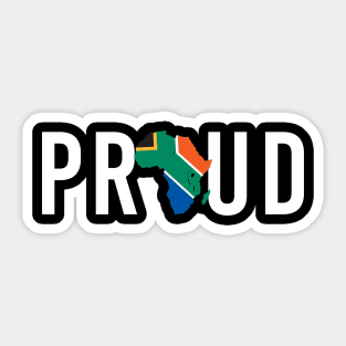 Proud African Pride Black History Celebrate Sticker